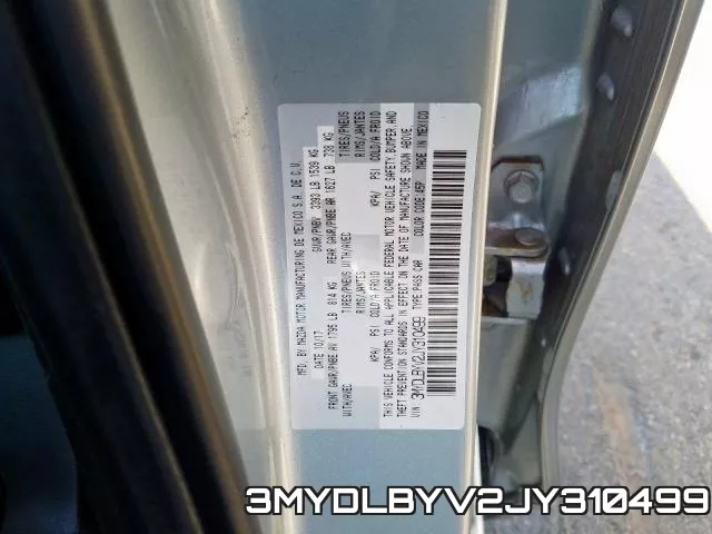 3MYDLBYV2JY310499 фото 2