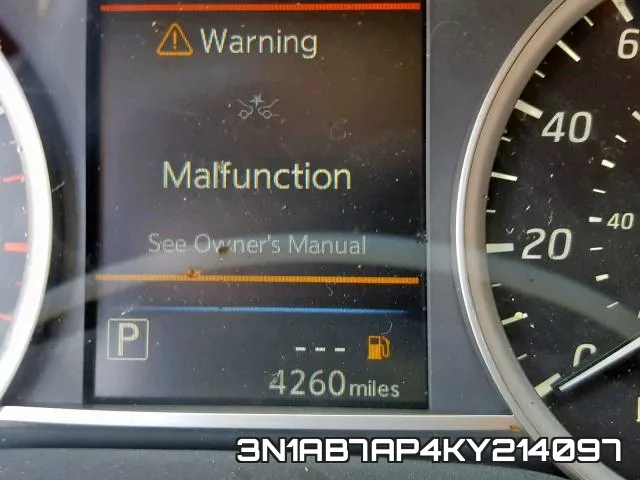 3N1AB7AP4KY214097 фото 9