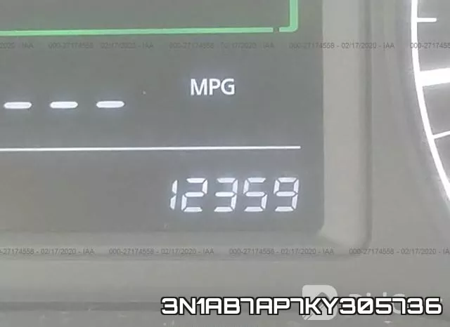 3N1AB7AP7KY305736 фото 8