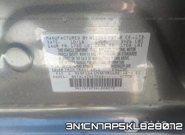 3N1CN7AP5KL828072 фото 10