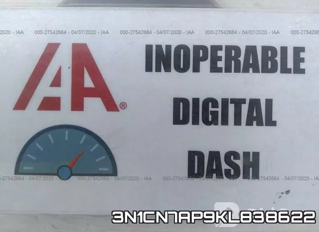 3N1CN7AP9KL838622 фото 8