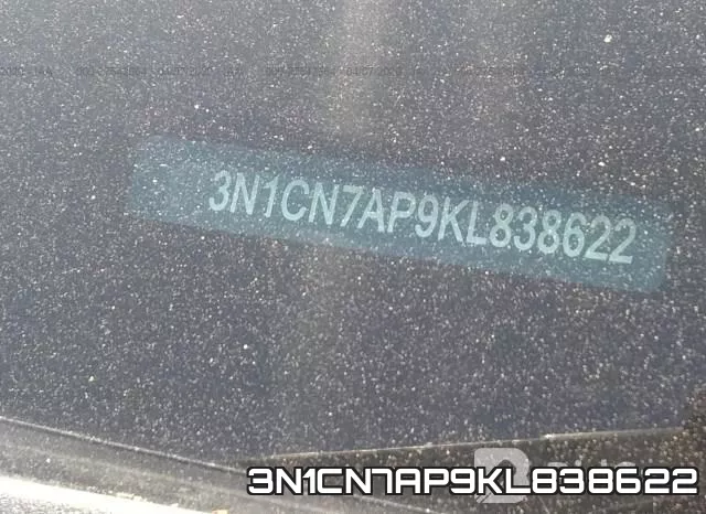 3N1CN7AP9KL838622 фото 10
