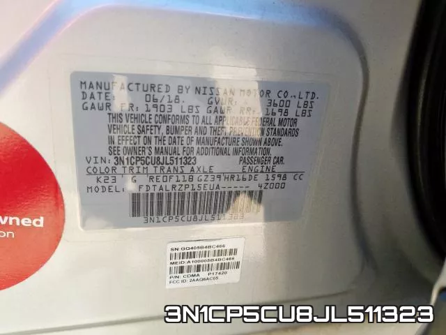3N1CP5CU8JL511323 фото 2