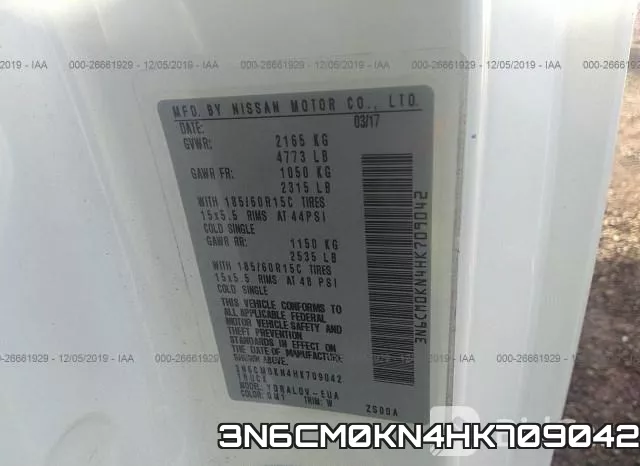 3N6CM0KN4HK709042 фото 10