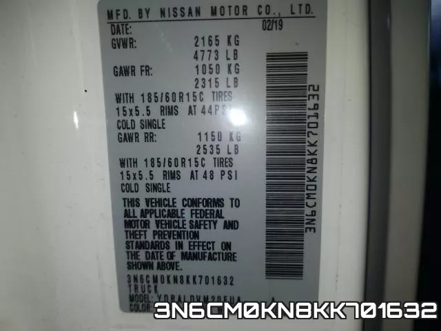 3N6CM0KN8KK701632 фото 2