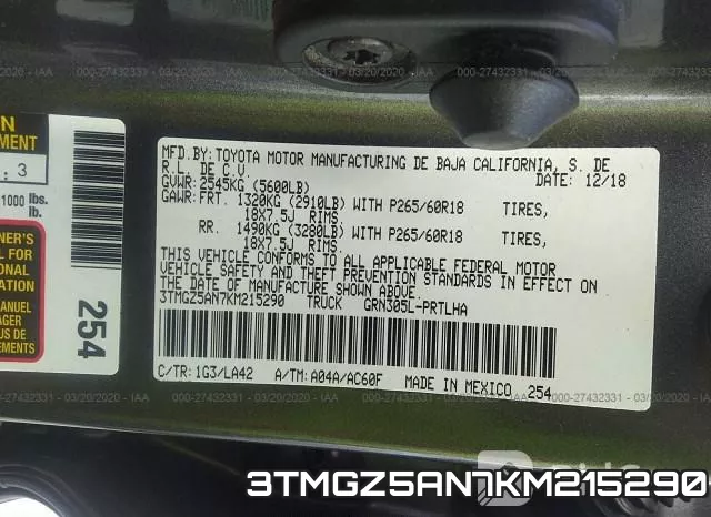 3TMGZ5AN7KM215290 фото 10
