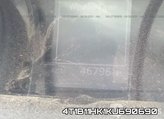4T1B11HK1KU690690 фото 8