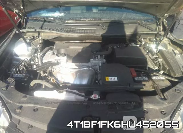 4T1BF1FK6HU452055 фото 2