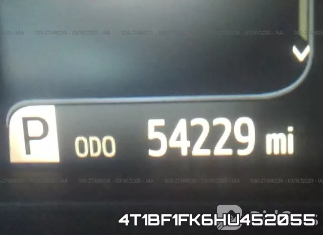 4T1BF1FK6HU452055 фото 8