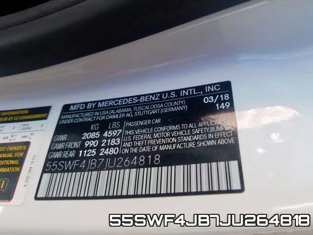 55SWF4JB7JU264818 фото 2