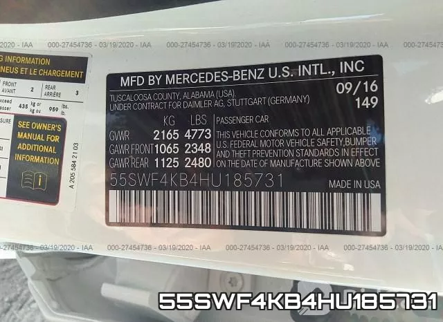 55SWF4KB4HU185731 фото 10