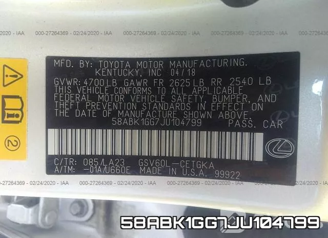 58ABK1GG7JU104799 фото 10