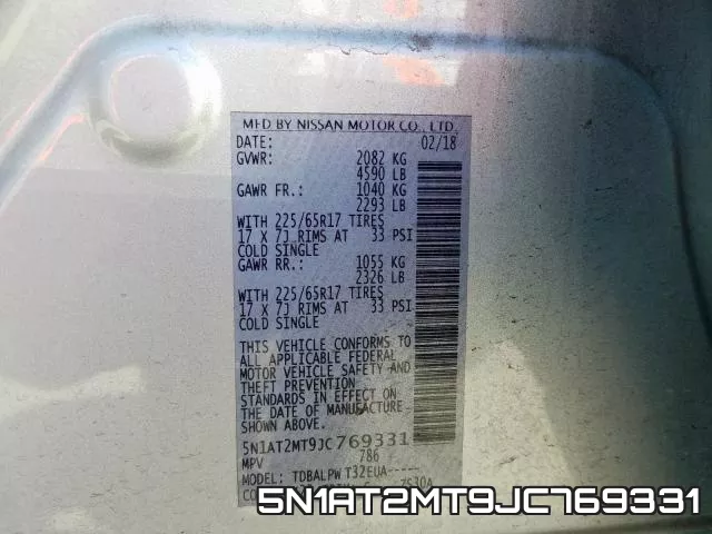 5N1AT2MT9JC769331 фото 2