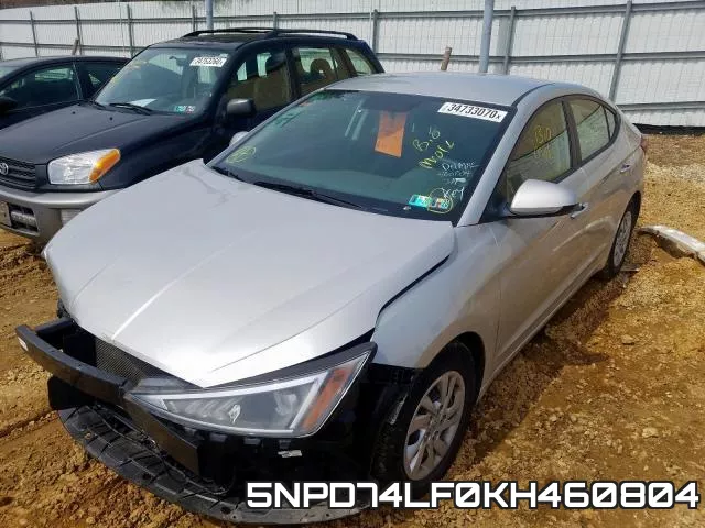 5NPD74LF0KH460804 фото 3