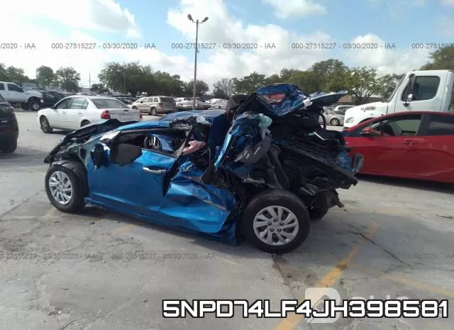 5NPD74LF4JH398581 фото 4