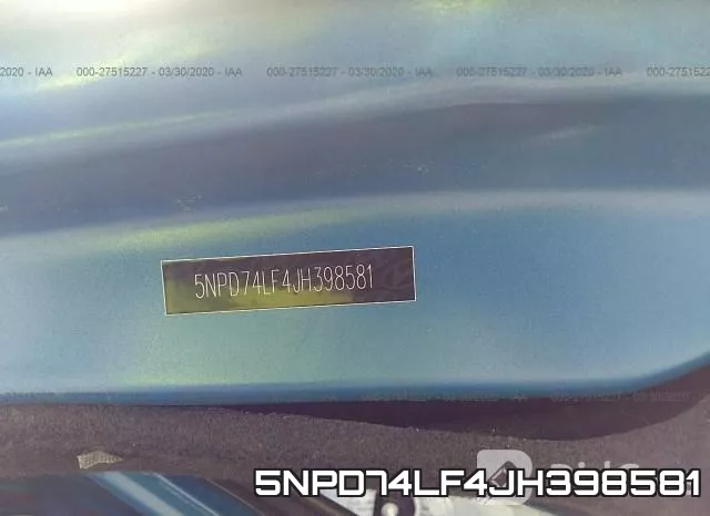 5NPD74LF4JH398581 фото 10