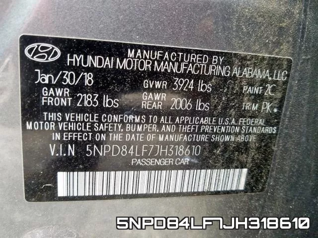 5NPD84LF7JH318610 фото 2