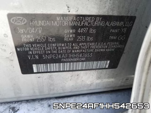 5NPE24AF1HH542653 фото 2