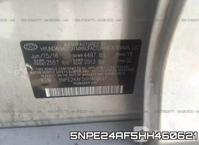 5NPE24AF5HH460621 фото 10
