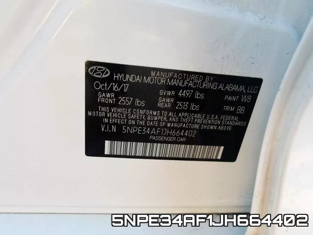 5NPE34AF1JH664402 фото 2