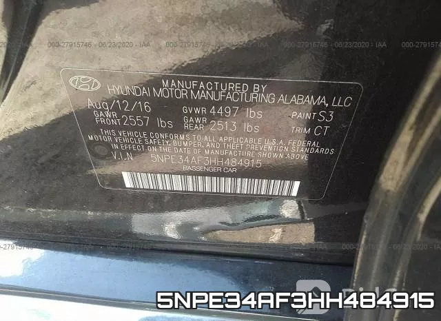 5NPE34AF3HH484915 фото 10