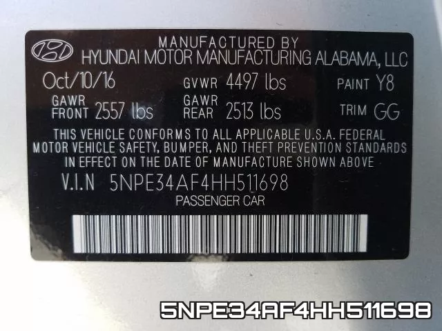 5NPE34AF4HH511698 фото 2