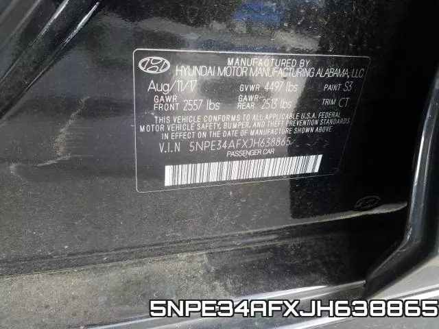 5NPE34AFXJH638865 фото 2
