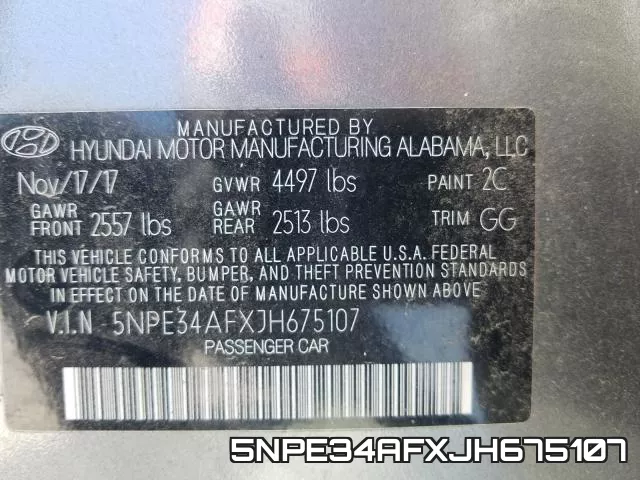 5NPE34AFXJH675107 фото 2