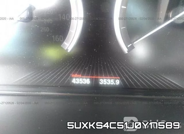 5UXKS4C51J0Y17589 фото 8