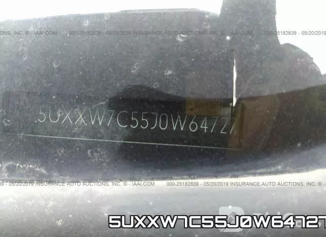 5UXXW7C55J0W64727 фото 10