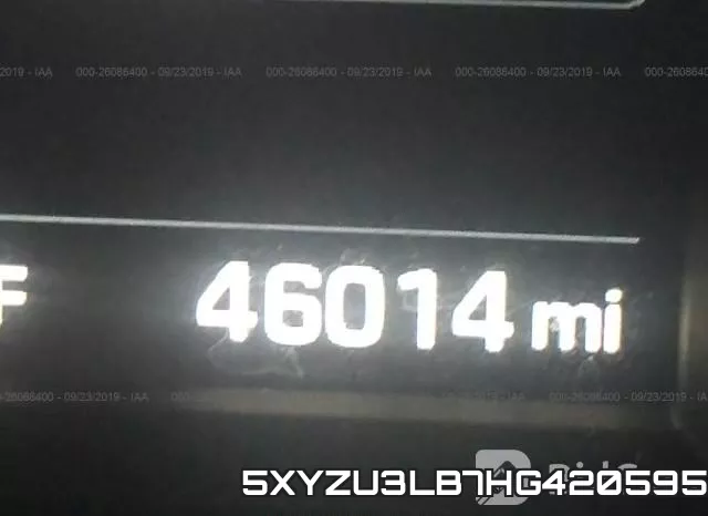 5XYZU3LB7HG420595 фото 8