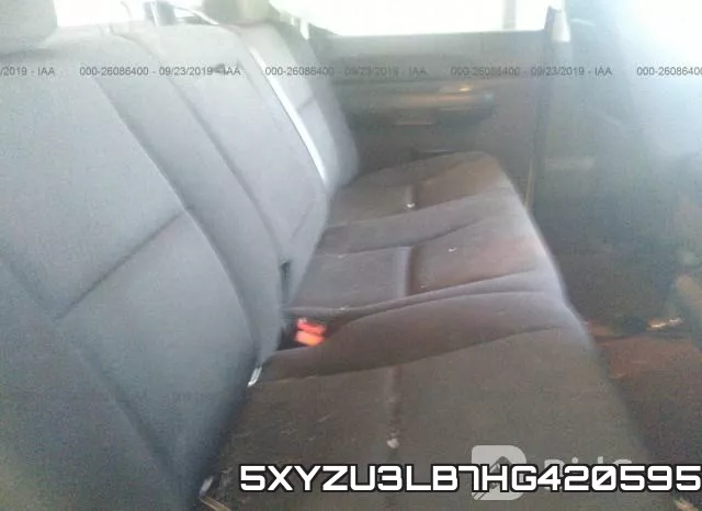 5XYZU3LB7HG420595 фото 9