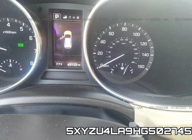 5XYZU4LA9HG502745 фото 8