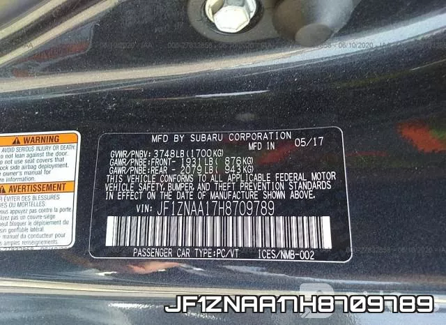 JF1ZNAA17H8709789 фото 10