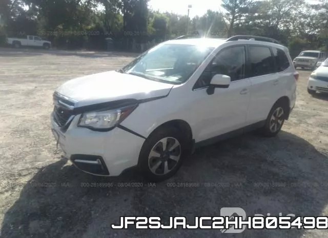 JF2SJAJC2HH805498 фото 3