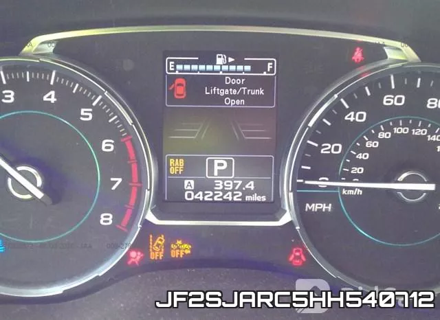 JF2SJARC5HH540712 фото 8