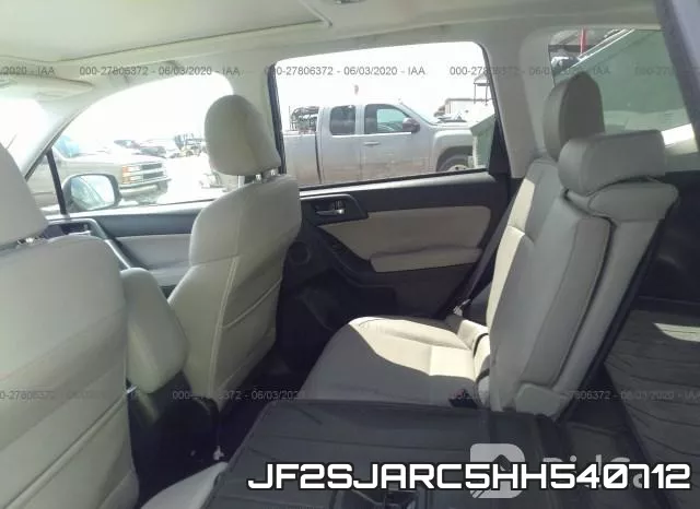 JF2SJARC5HH540712 фото 9