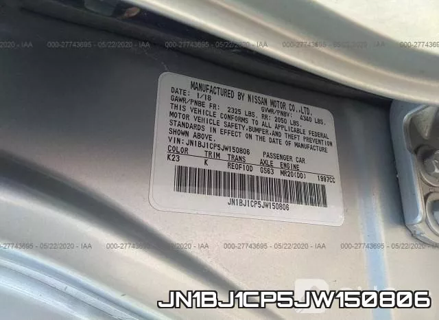 JN1BJ1CP5JW150806 фото 10