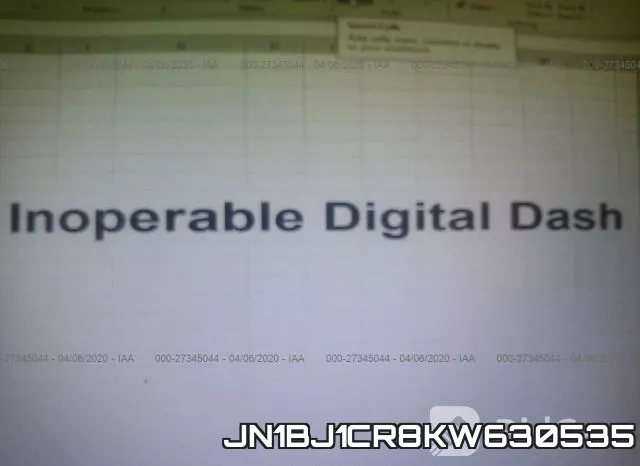 JN1BJ1CR8KW630535 фото 8