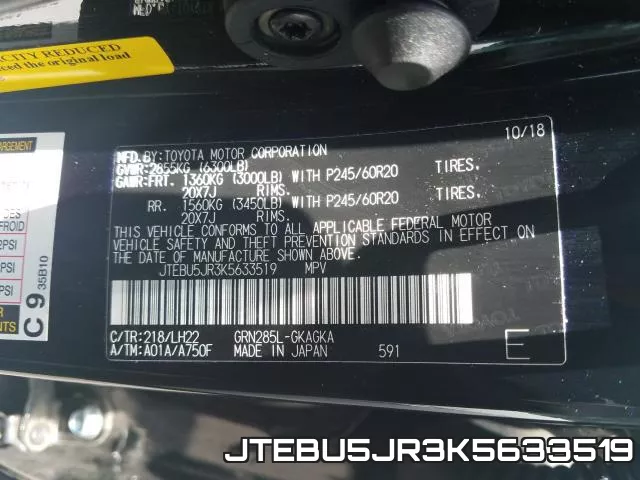 JTEBU5JR3K5633519 фото 2
