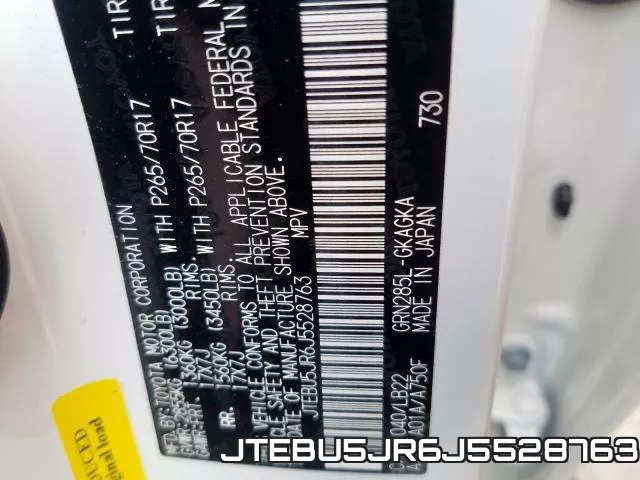 JTEBU5JR6J5528763 фото 2