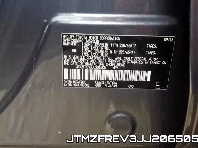 JTMZFREV3JJ206505 фото 2