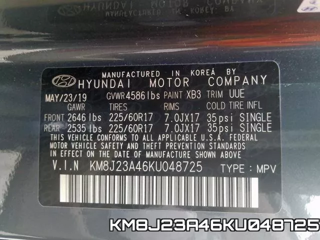 KM8J23A46KU048725 фото 2