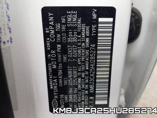KM8J3CA25HU285274 фото 2