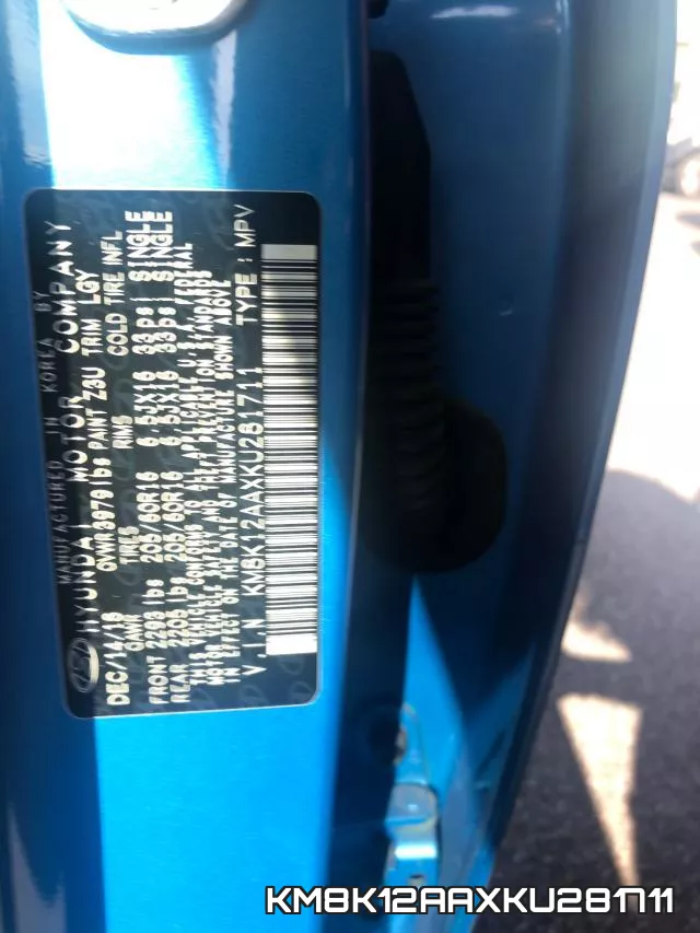 KM8K12AAXKU281711 фото 2