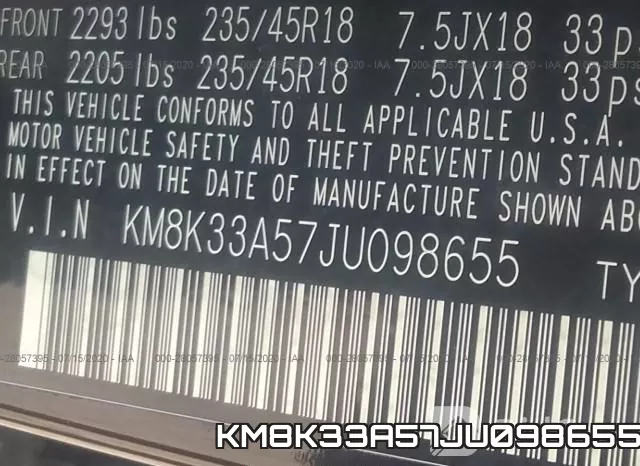 KM8K33A57JU098655 фото 10
