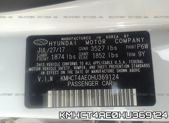 KMHCT4AE0HU369124 фото 10