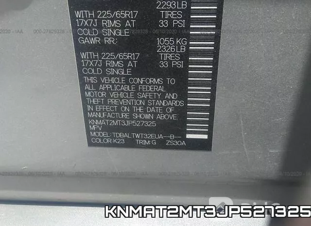 KNMAT2MT3JP527325 фото 10