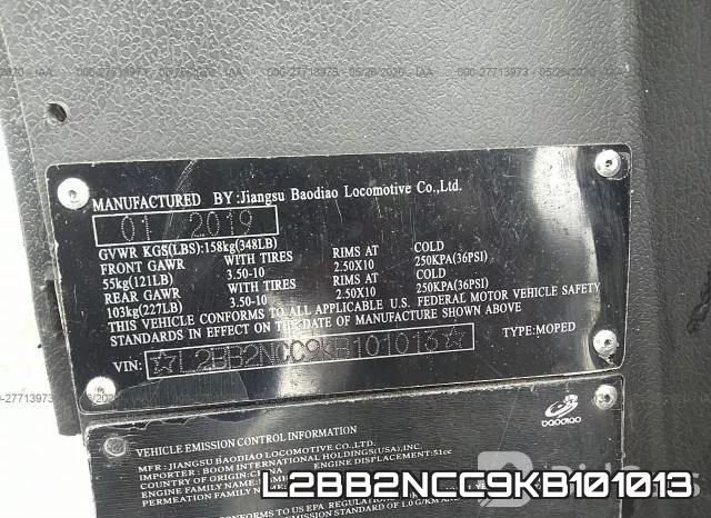 L2BB2NCC9KB101013 фото 2