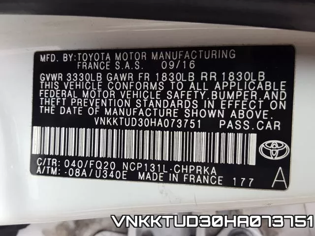 VNKKTUD30HA073751 фото 2